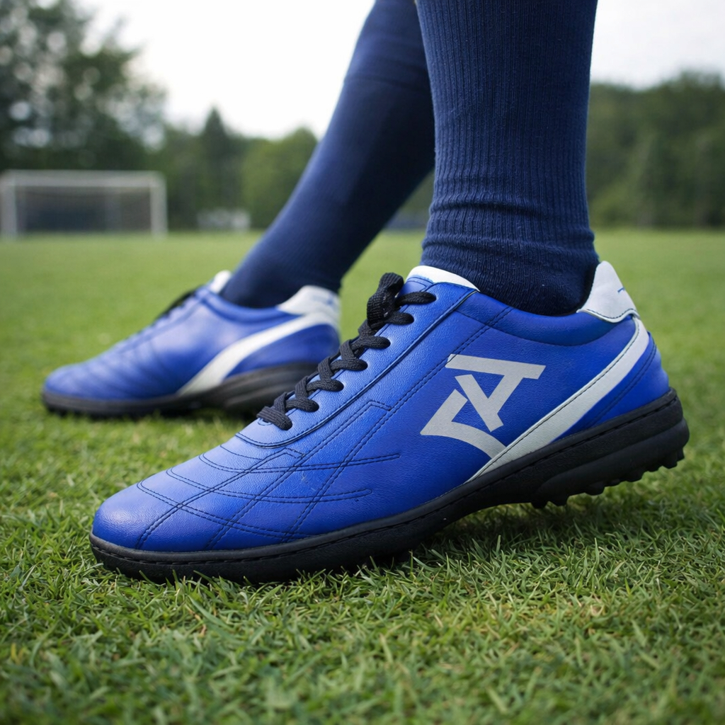 Chuteira Society Futebol Masculina e Feminina Trava Baixa Antiderrapante Confortável e Resistente para Gramado