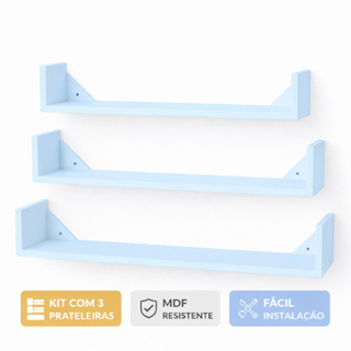 Kit Prateleira Organizador Nicho Prateleira Decorativa U 3 em Oferta na Shopee