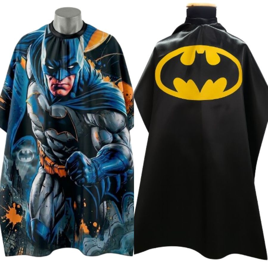 Kit 2 Capas de Corte Batman e Batman Micro Barbeir