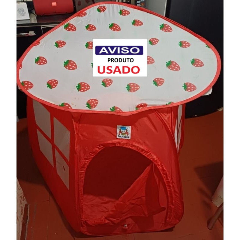 Cabana Moranguinho em bom estado de conservação.