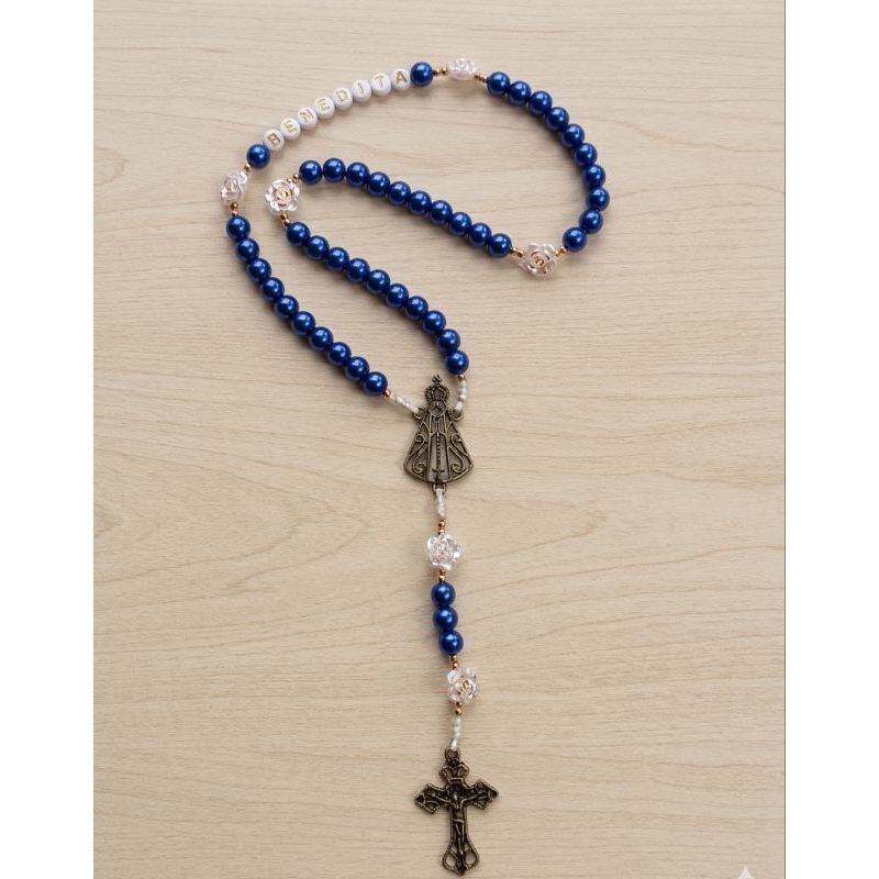 Terço com Nome | Terço de Nossa Senhora | Terço Artesanal Católico.