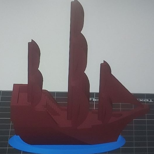 Barco Navio Boat - 10cm para Diorama RPG e Board Games