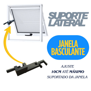 Trava Para janela Basculante do Banheiro segurança fechadura  Haste fecho durável Resistente Fácil Instalação 10á 70cm em Oferta na Shopee