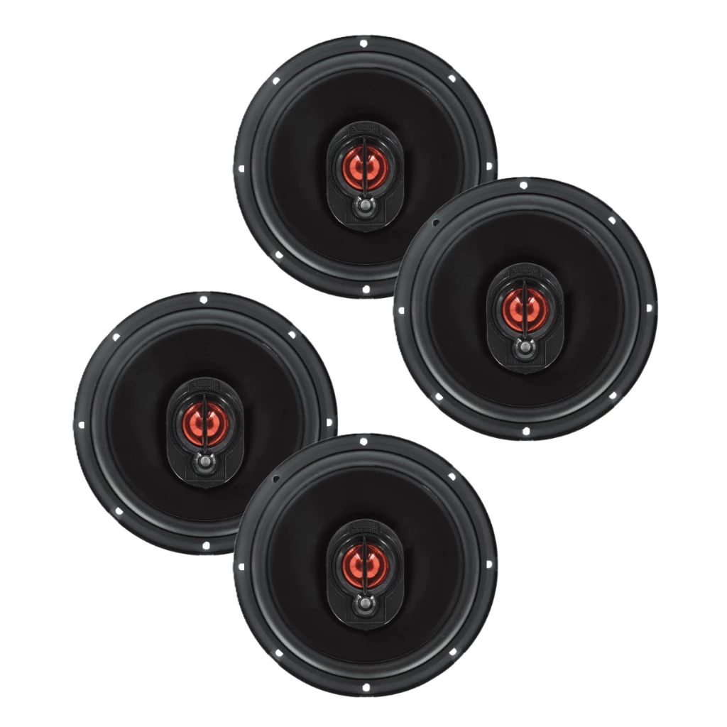 Kit 4 Alto Auto Falantes Bomber BBR 6 Polegadas Boca 6x6 220w rms VÁRIOS CARROS