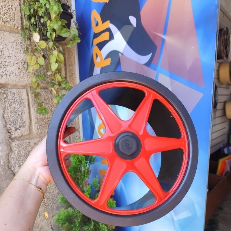 carretilha de plástico Grande 26 cm, com rolamento