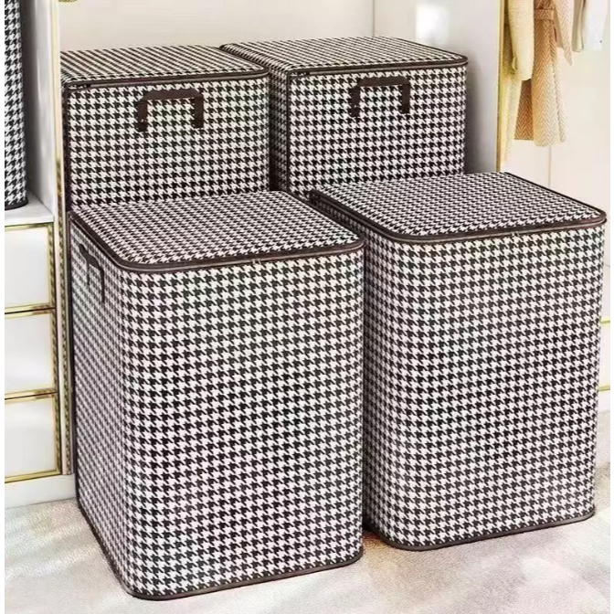1/2/3 Caixa De Armazenamento De Grande Capacidade Para Colchas E Roupas Domésticas 110L