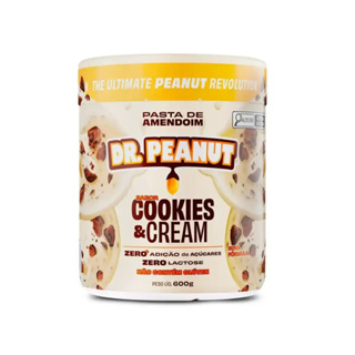 Suplemento Em Pasta Dr. Peanut 600g Sabor Cookies & Cream Val curta 04/2026 em Oferta na Shopee