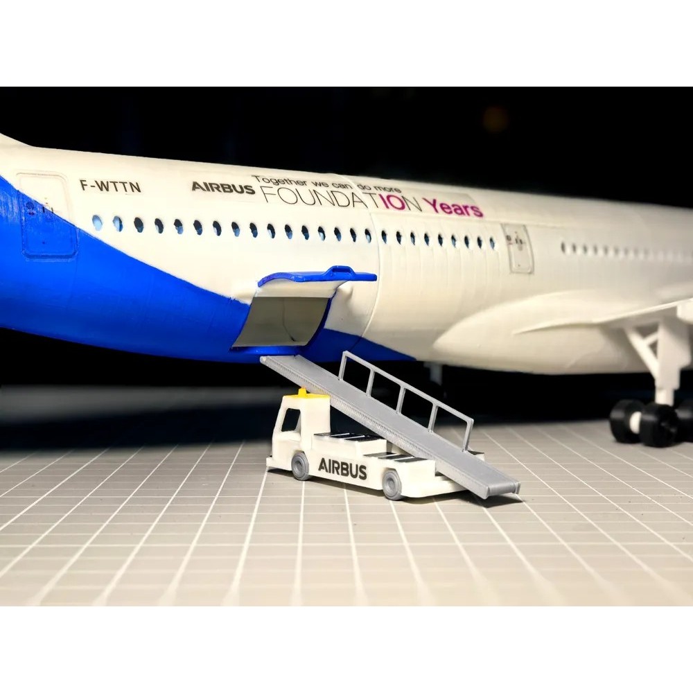 ✈️🛄 Esteira de Bagagem de Aeroporto | Equipamento de Pista para Avião | Acessório para Maquete de Aviação | Peça Colecio