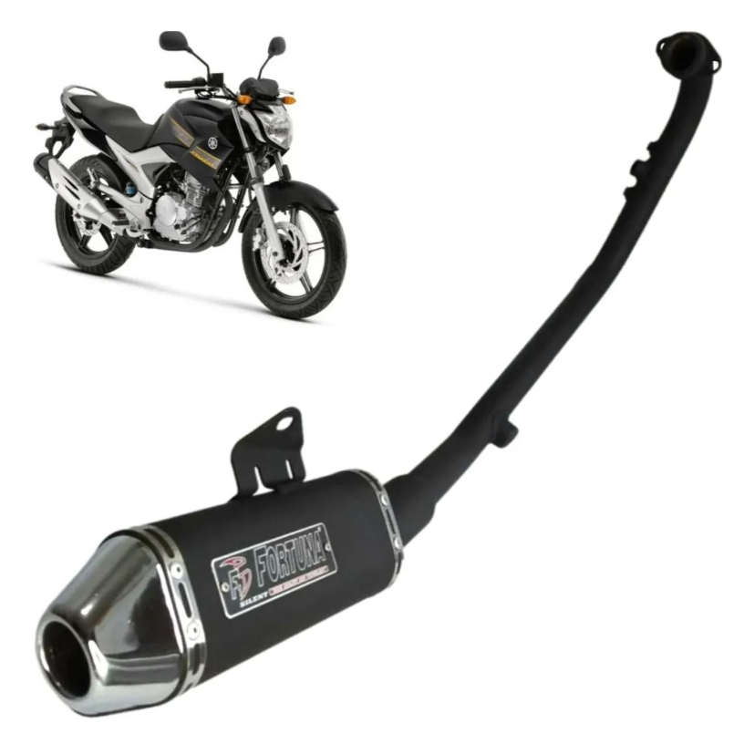 Escapamento Yamaha Fazer 250 2010-2011-2012-2013-2014-2015 Mini Tri Fortuna