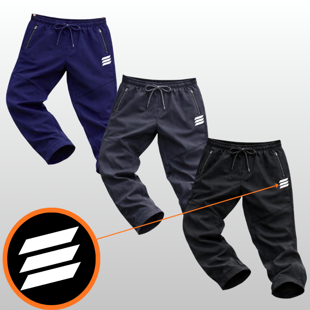 KIT 3 Calças Jogger Esportiva Confortável P/Academia Esportiva Casual