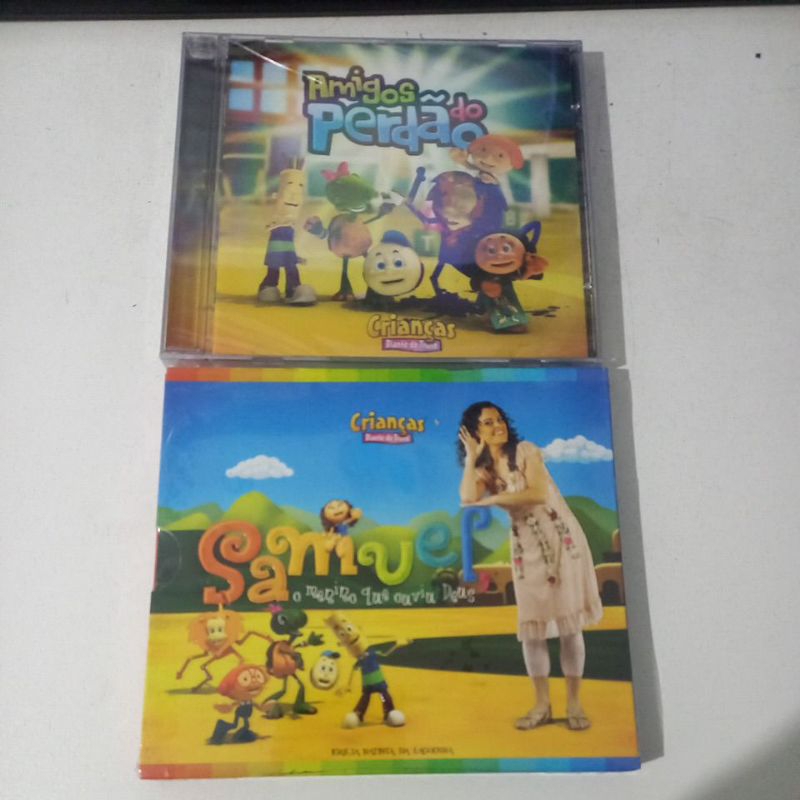 kit 2 cds Crianças Diante do Trono • Amigos do perdão/ Samuel o menino que ouvia Deus.( Lacrados)