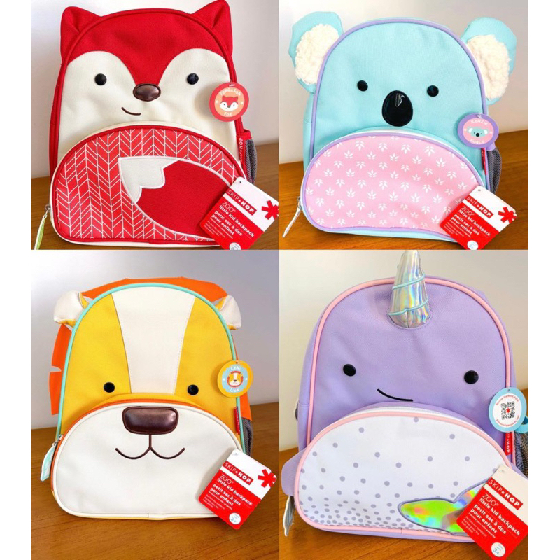 Mochila Skip Hop Zoo Infantil Raposa Coala Leão Baleia