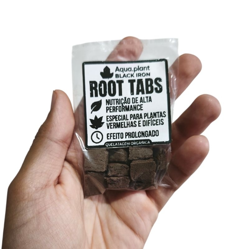 Root Tabs Black Iron Aqua.plant - Nutrição Orgânica em Pastilhas para Folhagens Avermelhadas