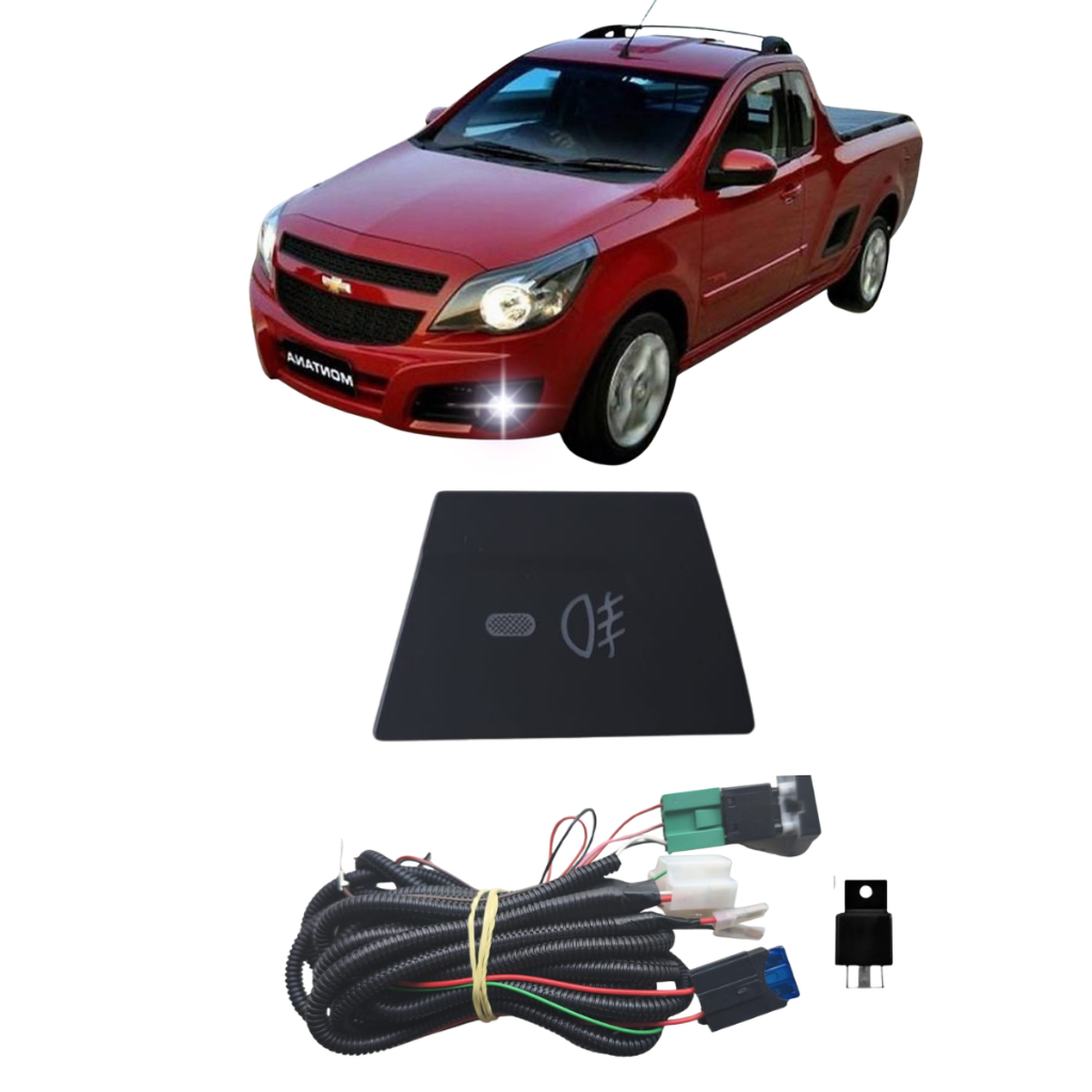 Interruptor Farol De Milha AUXILIAR  Montana 2010 2011 2012 2013 2014 2015 2016 2017 2018 2019 2020 2021 + Chicote