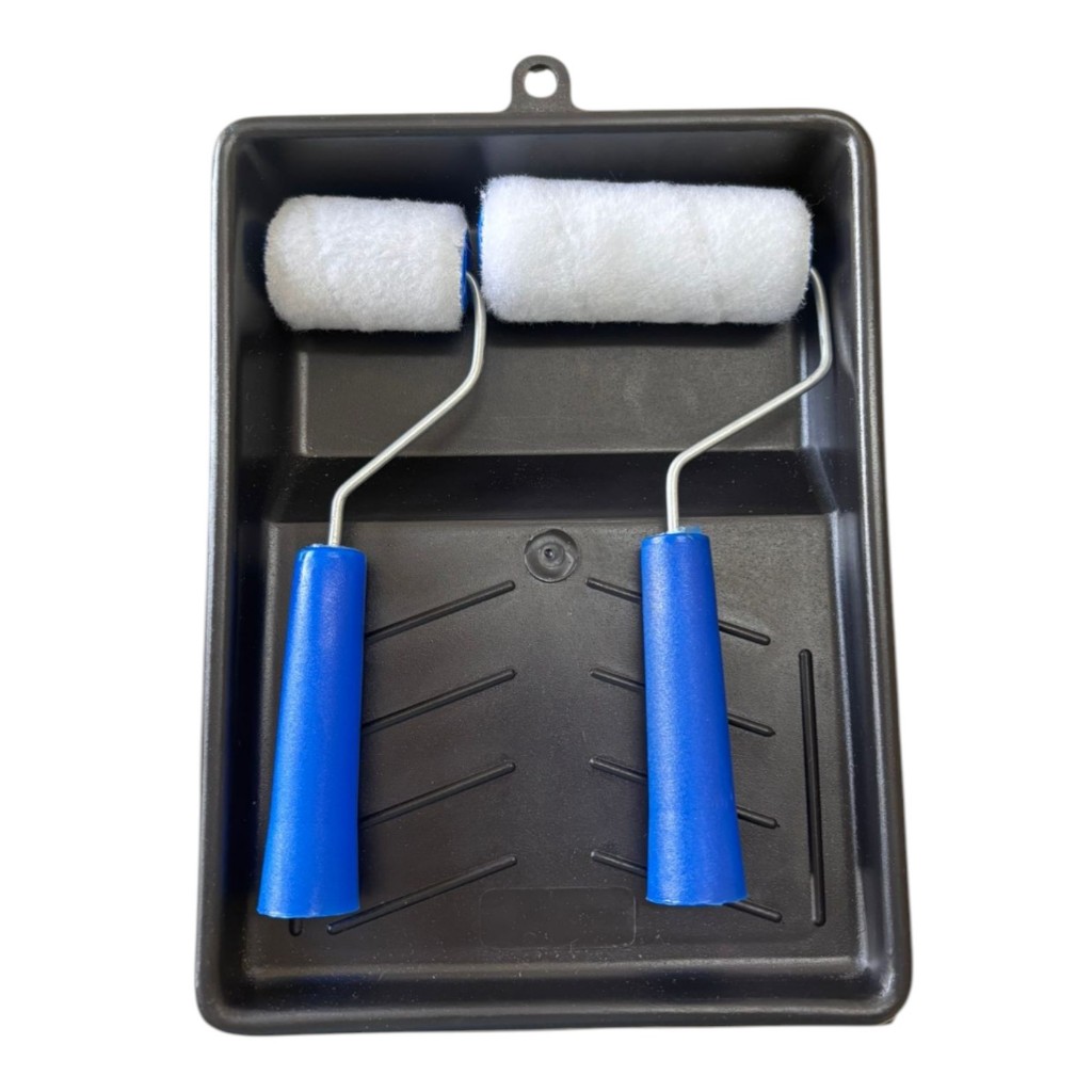 Kit Com 2 Rolos Epoxi 9/5 cm E Bandeja Pequena Redam