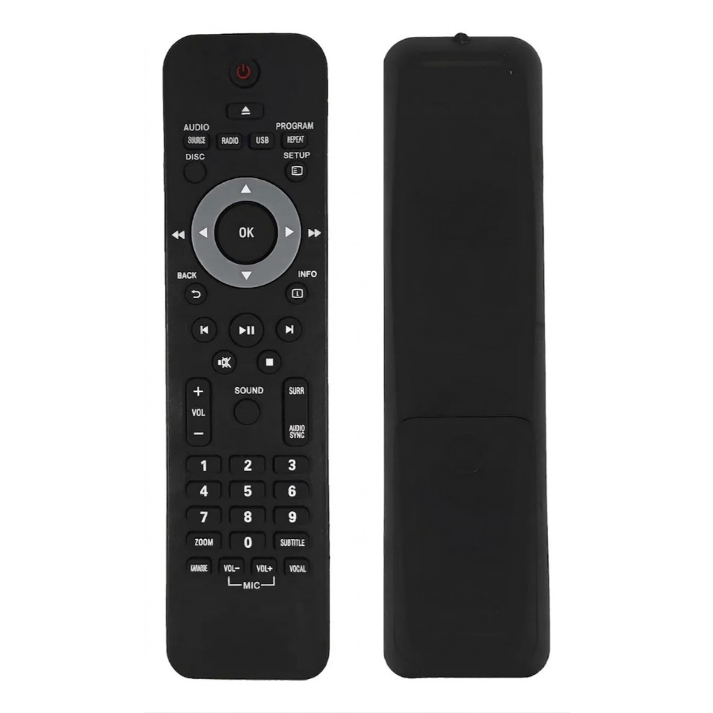 Controle Remoto Compatível Com Home Theater Philips Hts-3181 3510 5540