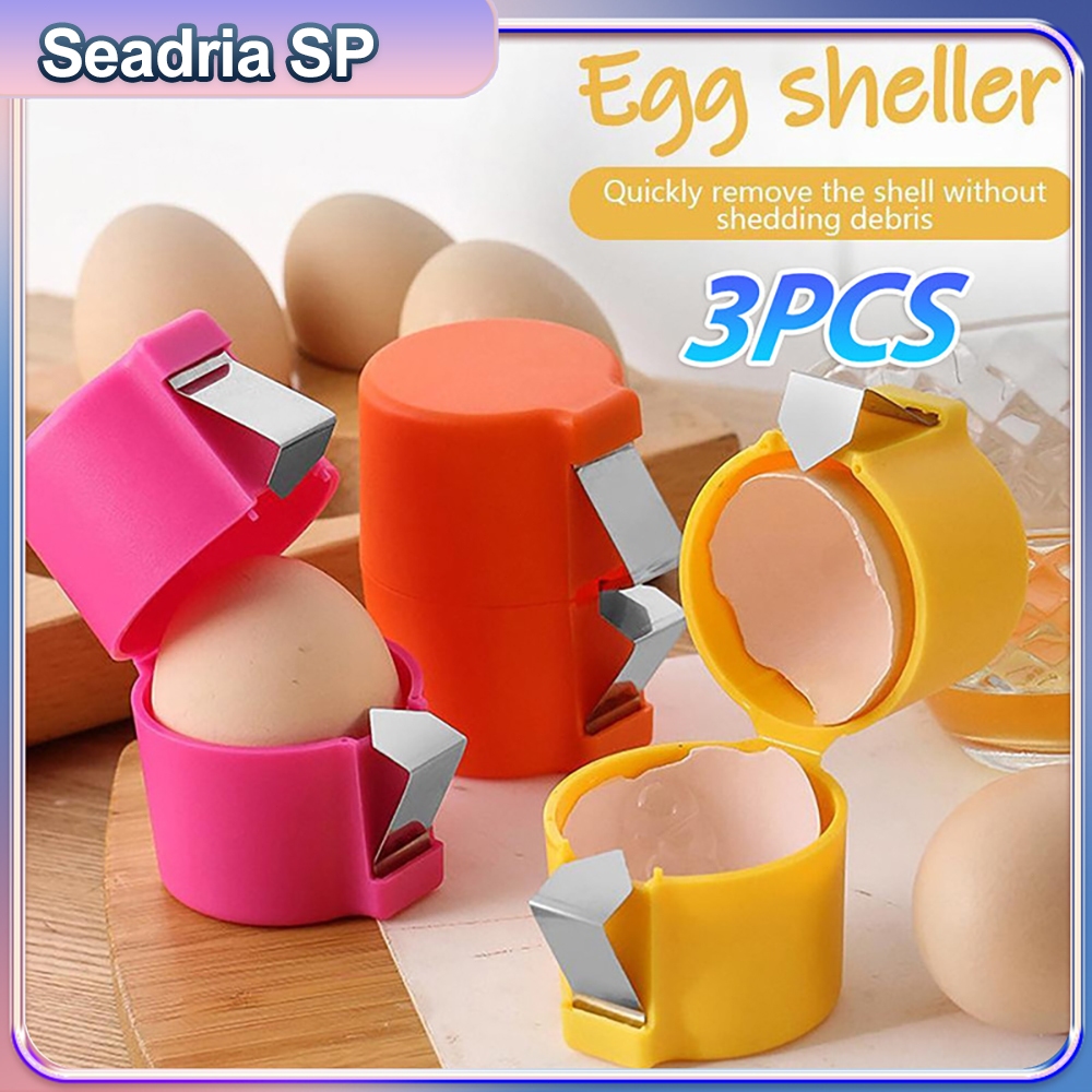 Conjunto Prático 3 Separadoras De Quebra-ovos Portáteis