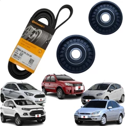 Kit Correia E Polias Fiesta 1.0 1.6 Zetec Rocam 1999 A 2014