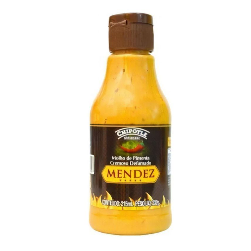 Molho de Pimenta Mendez Cremoso Defumado Chipotle 215ml