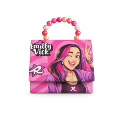Bolsa Infantil Dos Rosas Menina Passeio Personalizada Redonda Personalizada Escolar Bolsinha Da Moda