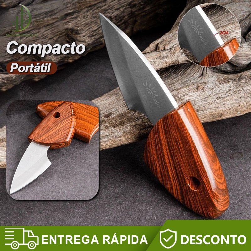 Mini Faca De Frutas Portátil Com Bainha Para Piquenique caça pesca camping churrasco