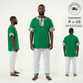 Conjunto Oxóssi/Caboclo Folhagem Umbanda Candomblé Omolokô Orixá em Oferta na Shopee