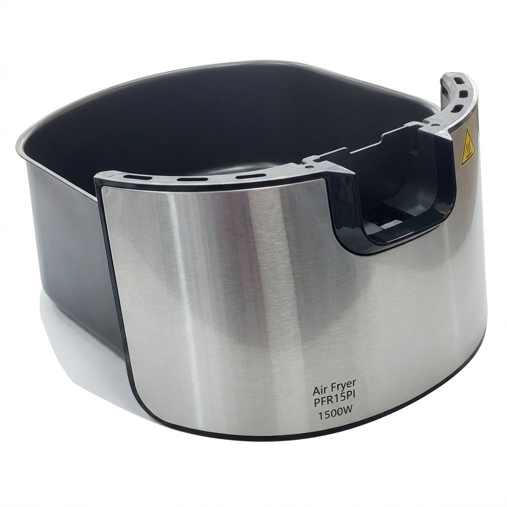 Bandeja Original p/ Air Fryer 4,4L Philco PFR15PI Redstone 053801067ATA 053802067ATA - Somente a Cuba