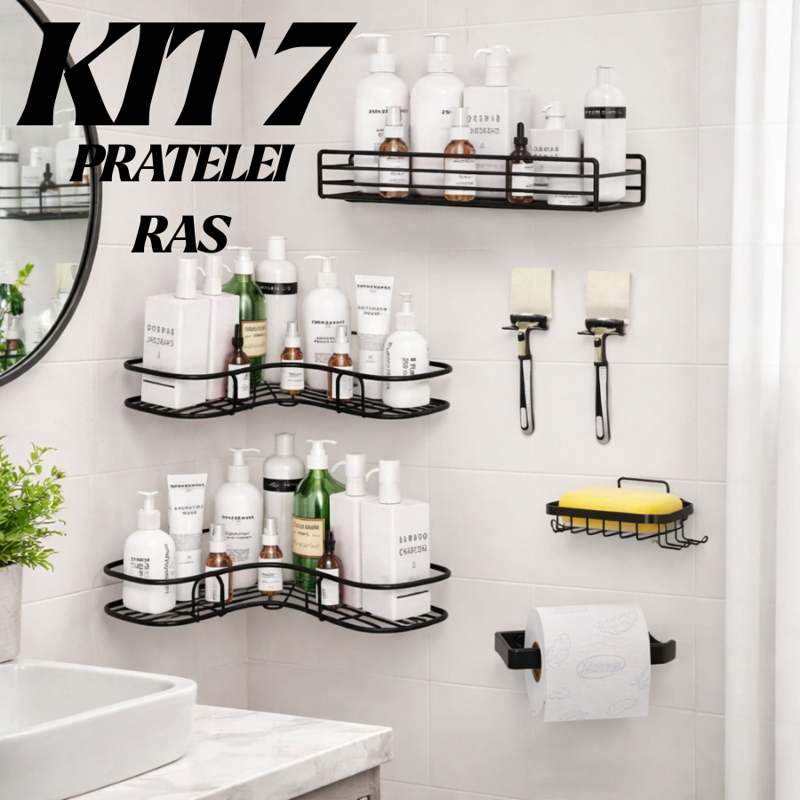 Suporte De Parede Com Adesivo Sabonete Shampoo Condicionador e Cozinha e Lavanderia 1/2/3/4 em Oferta na Shopee