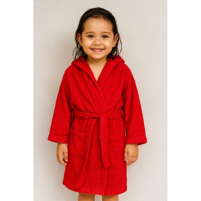 Roupão Infantil atoalhado menino menina banho praia piscina