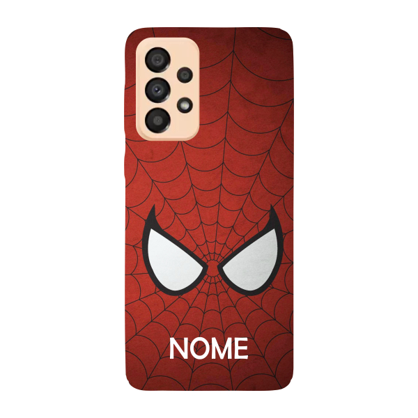 Capinha para Samsung A33 Anti Impacto Personalizada - Homem Aranha Spider Man com nome