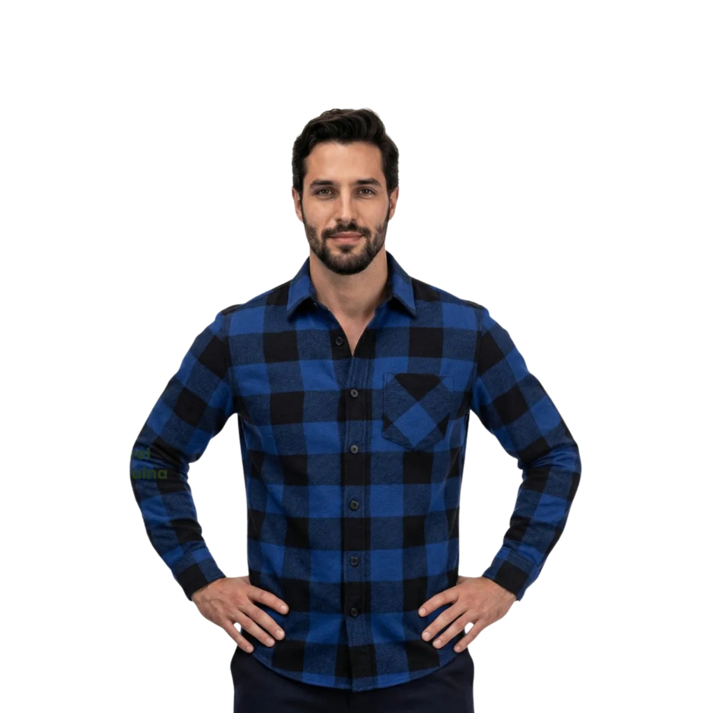 Camisa Xadrez Masculina Plus Size Camisa Xadrez Masculina Manga Longa Camisa Xadrez Plus Size