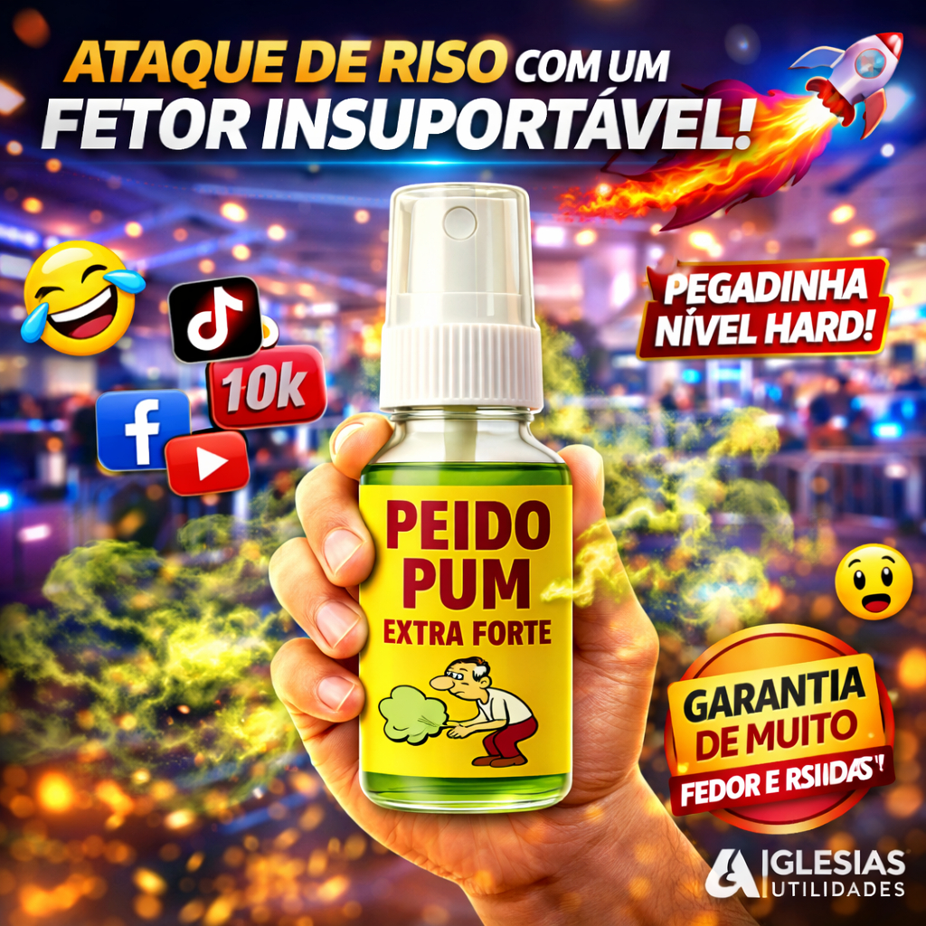 Spray de Peido Pum  Zoação Garantida  Pegadinha  Trolagem Peido Super Forte Tik Tok