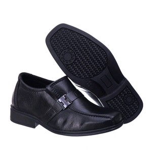 Sapato Social Masculino Infantil Confortável Leve Elegante Alta Durabilidade