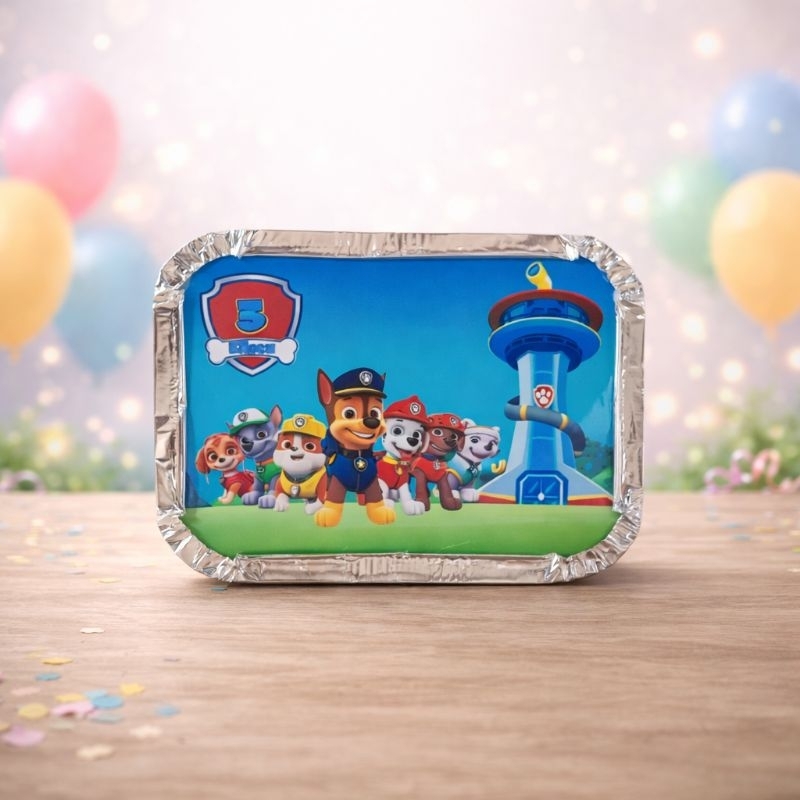 Marmitinha  Personalizada para Lembrancinha Festa Aniversário Patrulha Canina