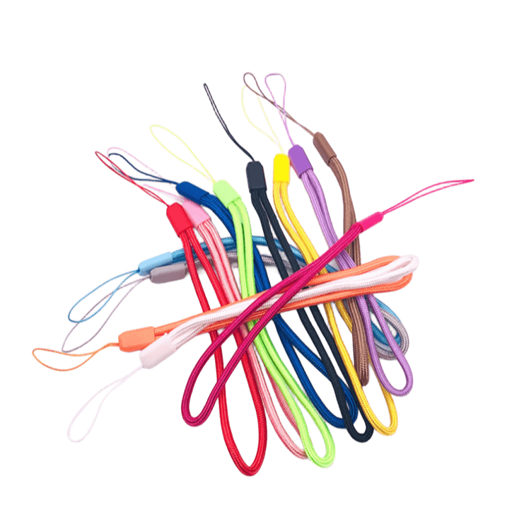 Cordinha 17cm Cordões corda coloridas De Pulso Para Pendrive Chaveiro garrafas agua academia celulares