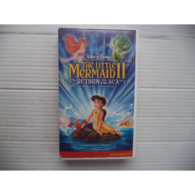 Fita Vhs Disney A Pequena Sereia 2 Original LEGENDADA