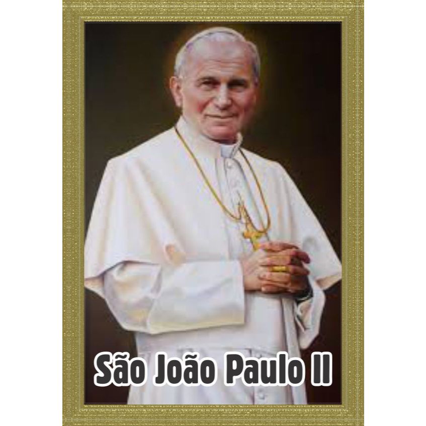 Santinho São João Paulo II