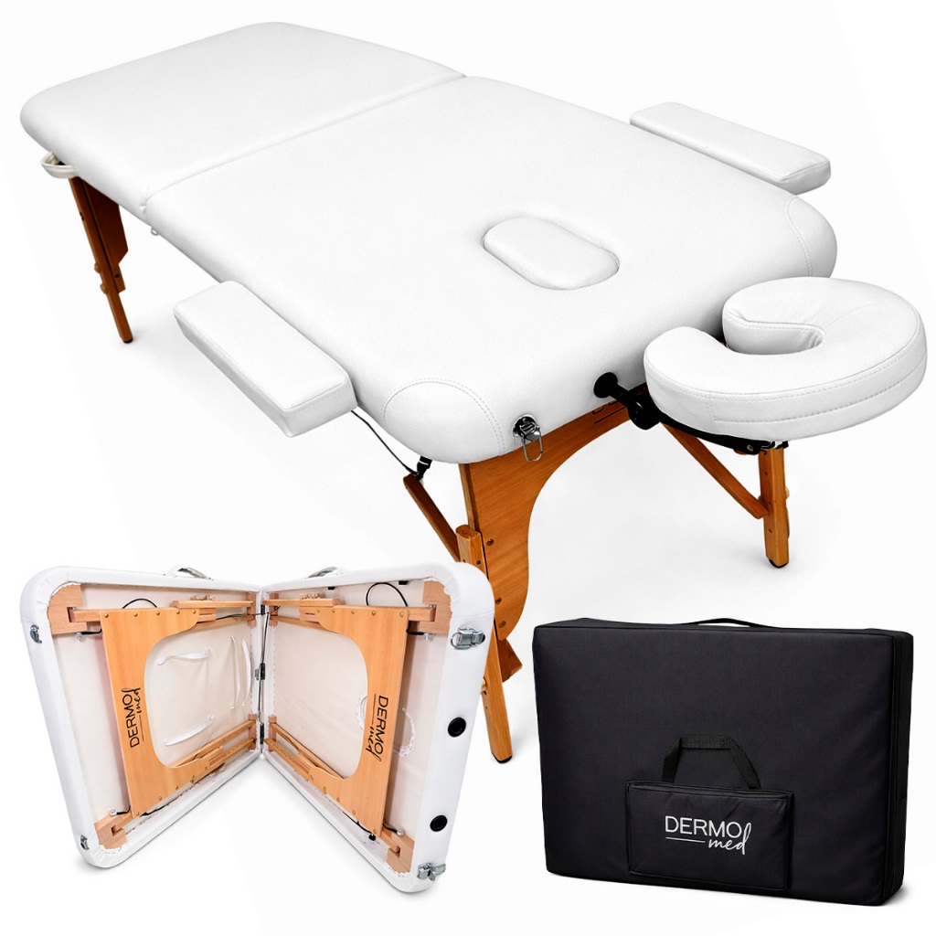Maca Para Massagem Maleta Portátil Dobrável Wood - Akmed