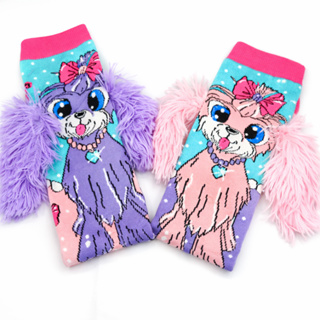 Meia Infantil 3D Fofa Cano Longo Menina Confortável em Oferta na Shopee