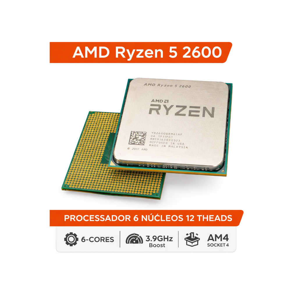 Processador AMD Ryzen 5 2600
