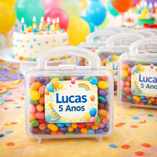 15 Maletinhas De Acrílico - Grande - maleta acrílica para lembrancinha e festa de aniversario em Oferta na Shopee