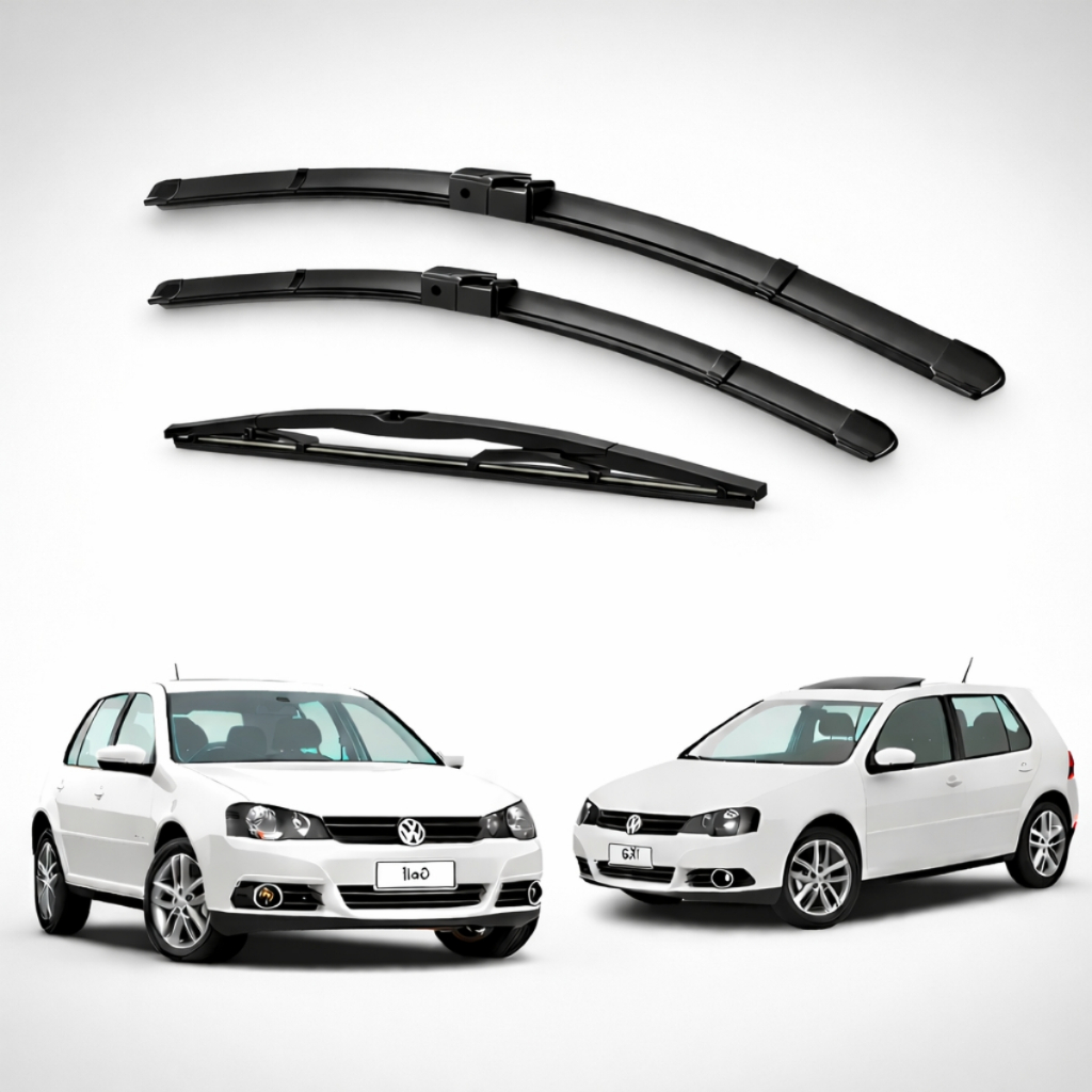 Kit Palheta Limpador Parabrisa Vw Golf Sportline 2008 - 2014 em Oferta na Shopee