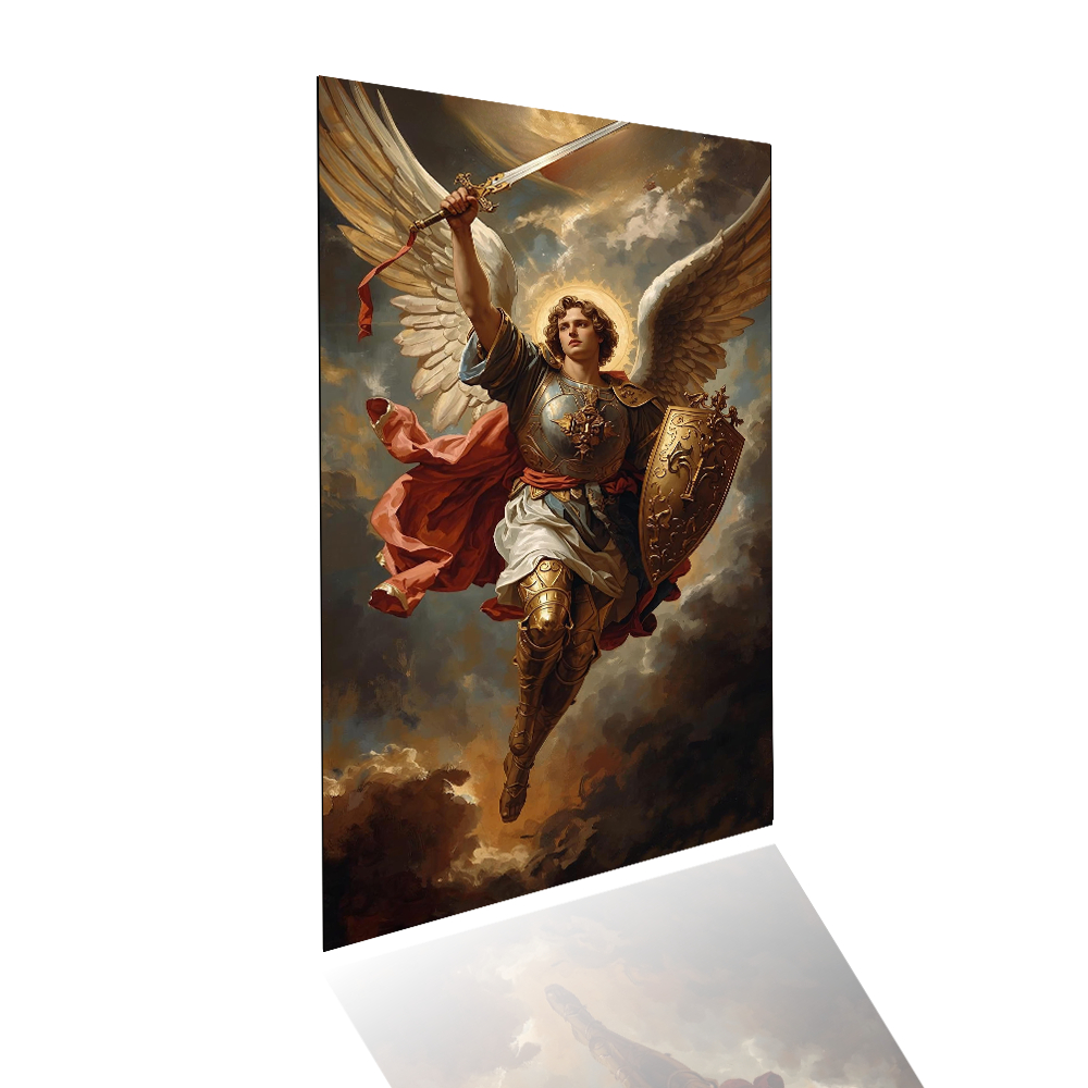 Quadro Decorativo São Miguel Arcanjo Religioso Oratório 1 Peça