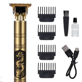 Máquina De Cortar Cabelo Para Barba Masculina Designer Elétrico Profissional Premium
