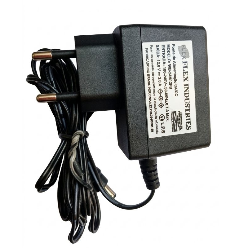 Fonte 12 V 1.5 A / 2A  Compatível  Alexa  Echo  Dot 3ª 4 ª 5 ª Geração em Oferta na Shopee