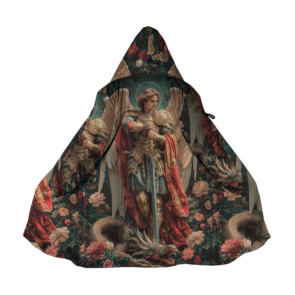 sobretudo Anjo Arcanjo religiao jesus Forro Lã De Carneiro bobojaco Unissex plus size religiao teddy blusa 3