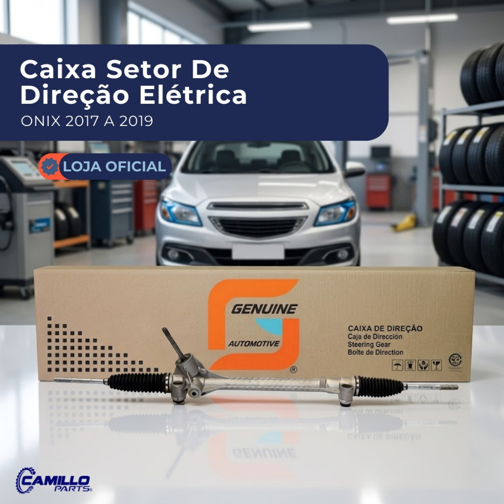 Caixa Setor Direção Elétrica Chevrolet Onix Prisma 2017 a 2019 Genuine Automotive
