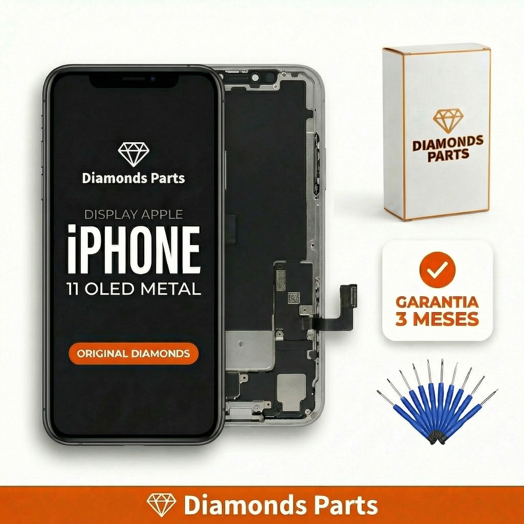 TELA DISPLAY FRONTAL LCD COMPATÍVEL IPHONE 11 DIAMONDS ORIGINAL