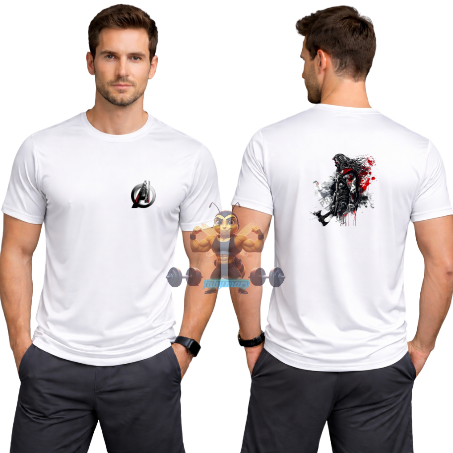 Camiseta Esportiva Premium VANLHALLA CREED Tecnologia Dry-Fit Leve Academia Lazer Esporte Corrida Laser Casual