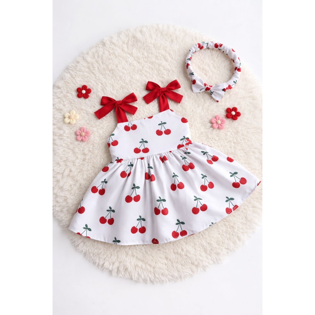 Vestido Menina Infantil + Tiara | 06 meses 1 Ano em Oferta na Shopee